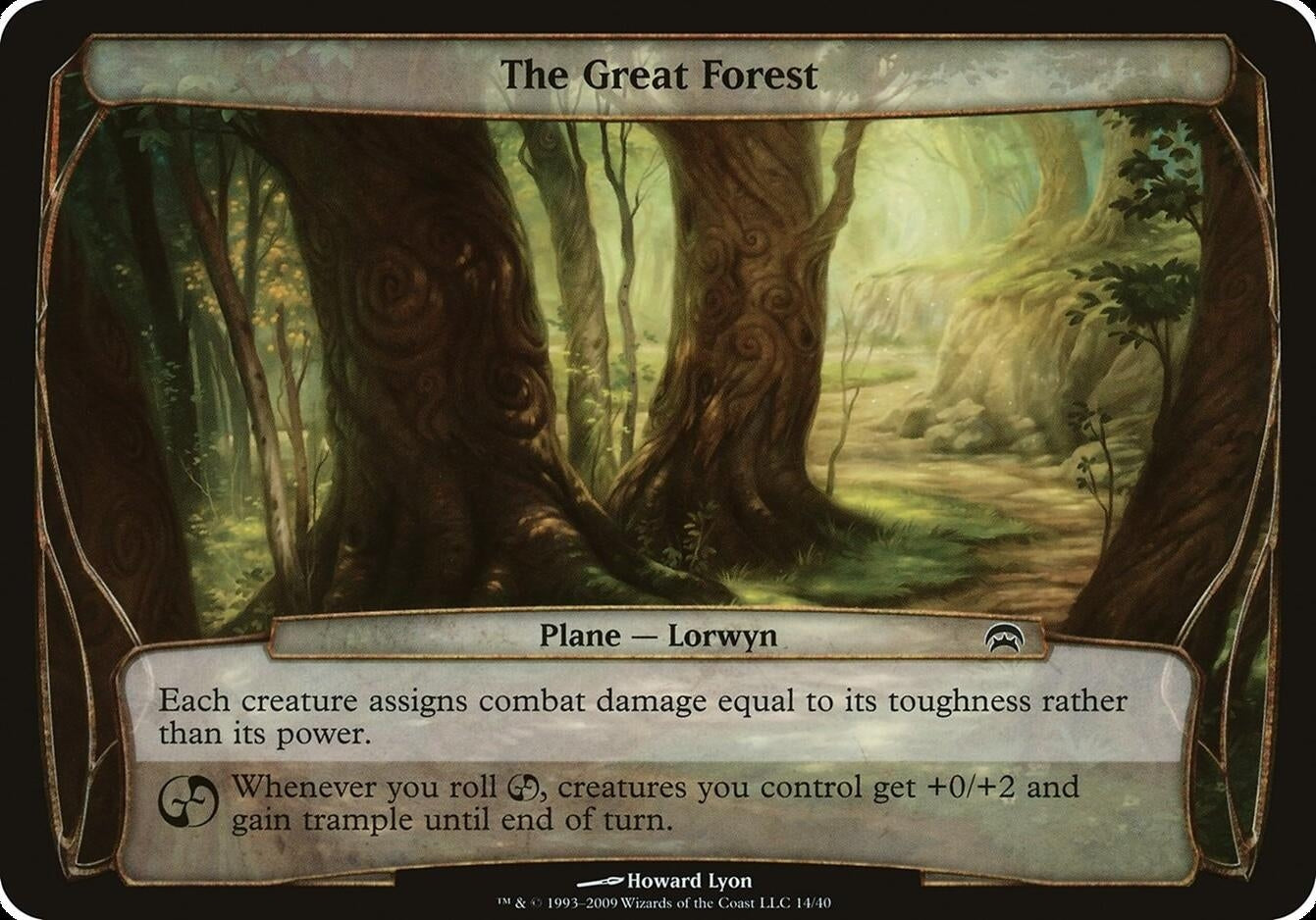 Image for The Great Forest (Planechase) [Oversize Cards] - Magic: The Gathering