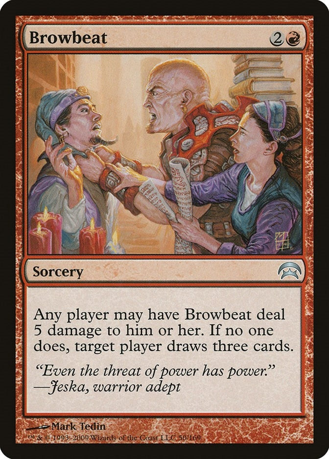 Image for Browbeat (50) [Planechase] - Magic: The Gathering