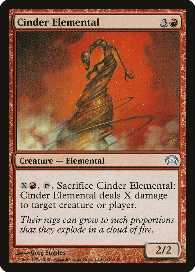 Image for Cinder Elemental (51) [Planechase] - Magic: The Gathering