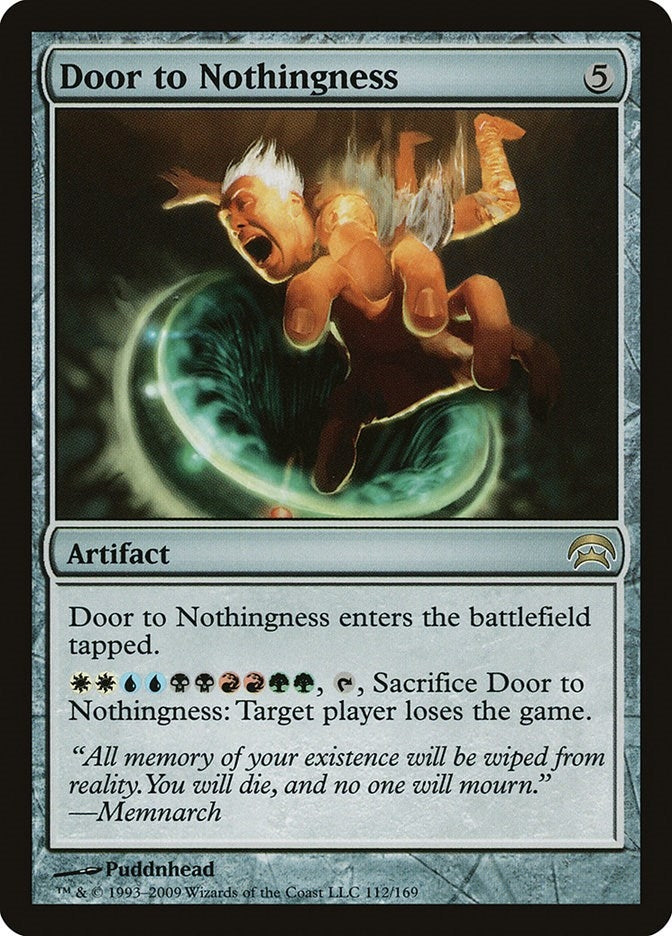 Image for Door to Nothingness (112) [Planechase] - Magic: The Gathering