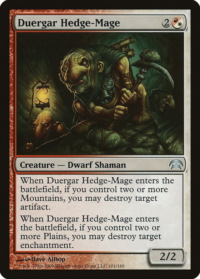 Image for Duergar Hedge-Mage (101) [Planechase] - Magic: The Gathering