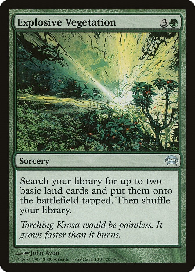 Image for Explosive Vegetation (70) [Planechase] - Magic: The Gathering