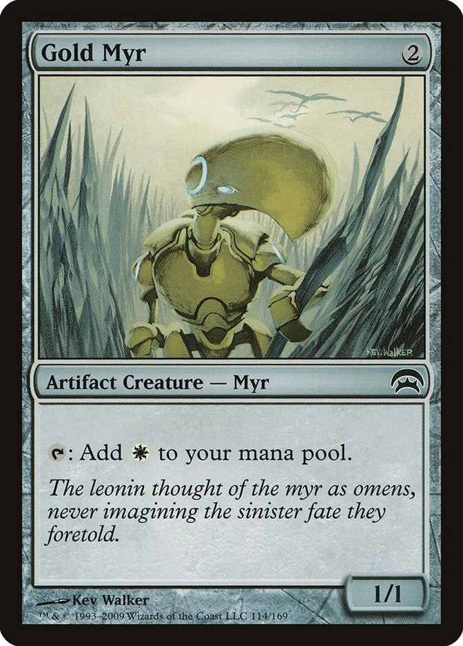 Image for Gold Myr (114) [Planechase] - Magic: The Gathering