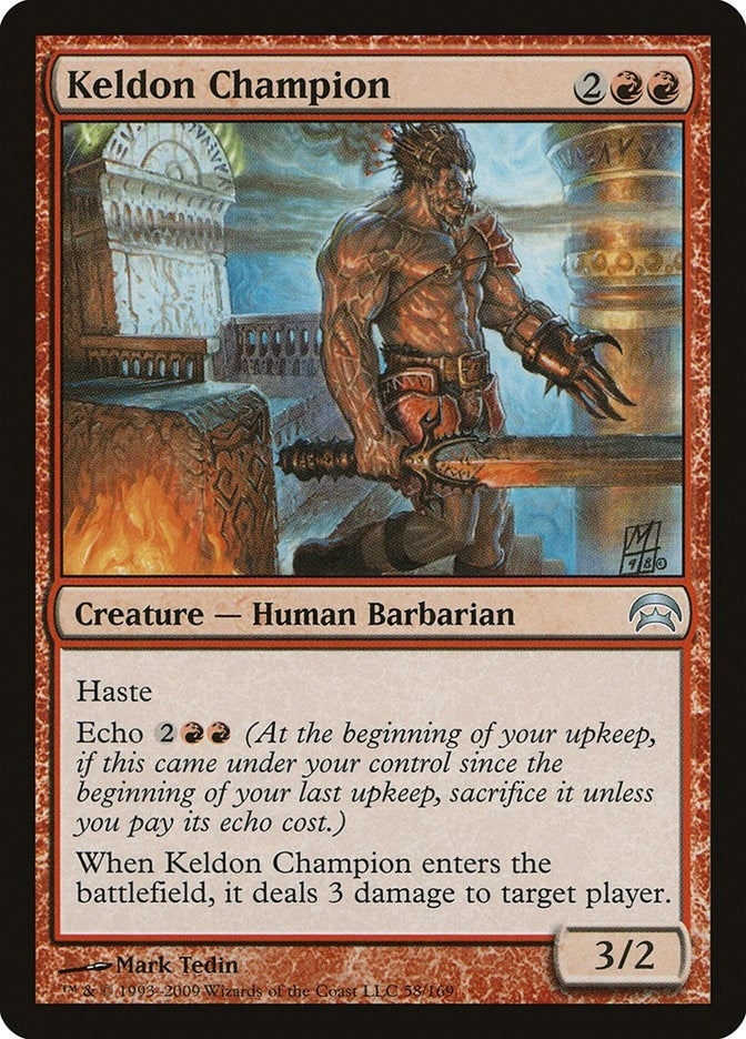 Image for Keldon Champion (58) [Planechase] - Magic: The Gathering