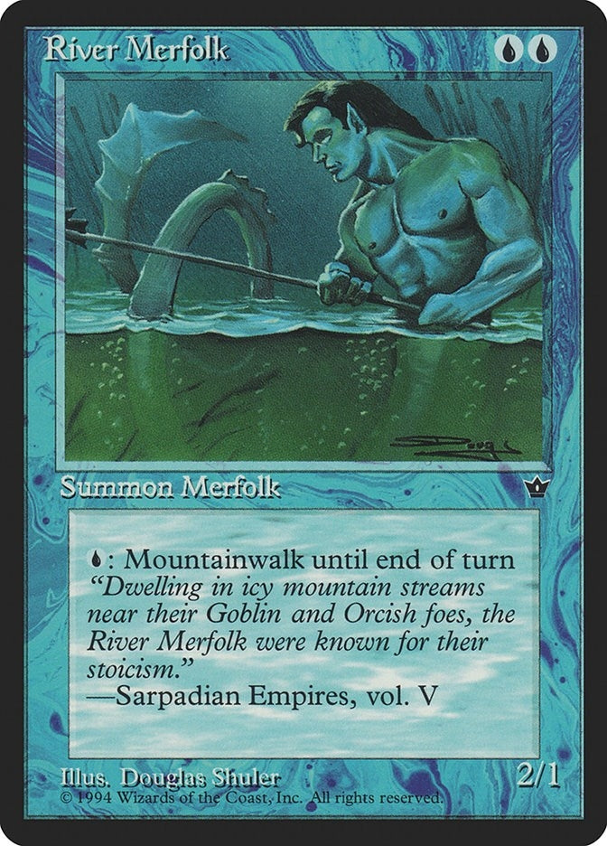 Image for River Merfolk [Fallen Empires] - Magic: The Gathering
