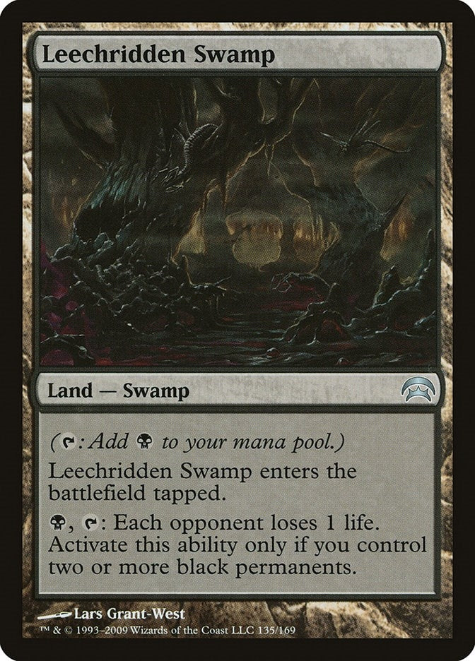 Image for Leechridden Swamp (135) [Planechase] - Magic: The Gathering