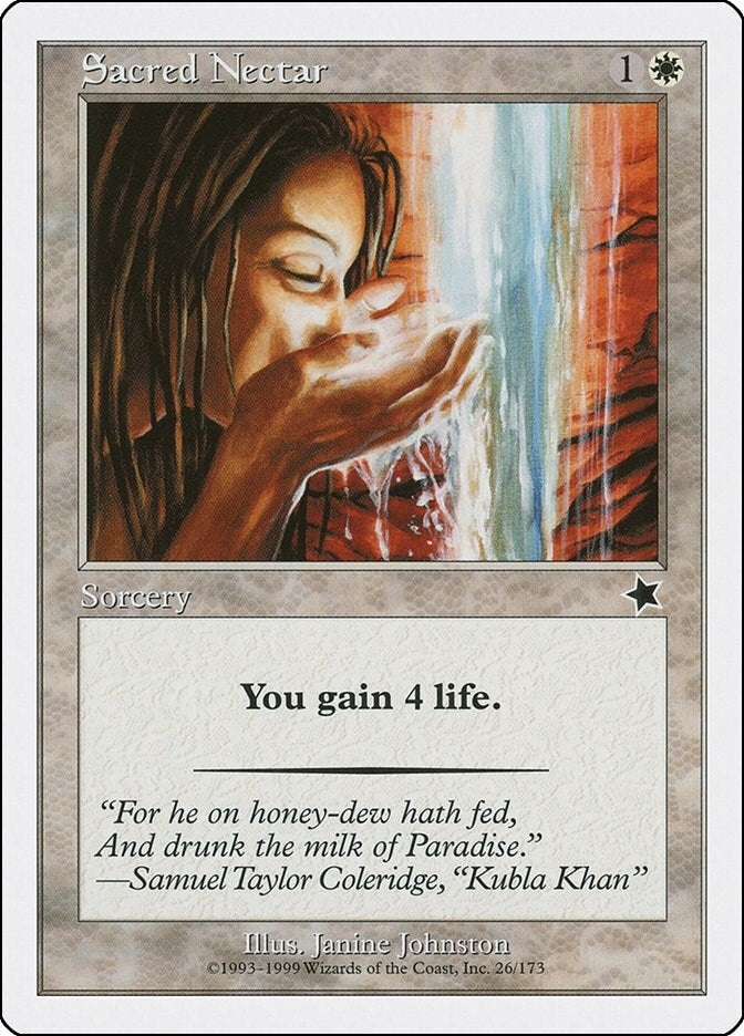 Image for Sacred Nectar (26) [Starter 1999] - Magic: The Gathering
