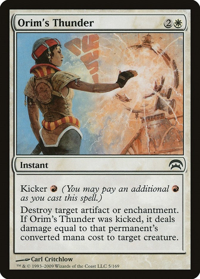 Image for Orim's Thunder (5) [Planechase] - Magic: The Gathering