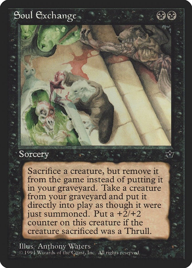 Image for Soul Exchange [Fallen Empires] - Magic: The Gathering