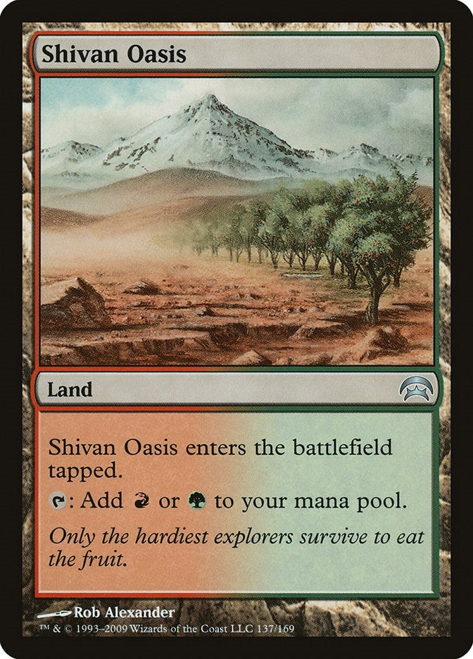 Image for Shivan Oasis (137) [Planechase] - Magic: The Gathering