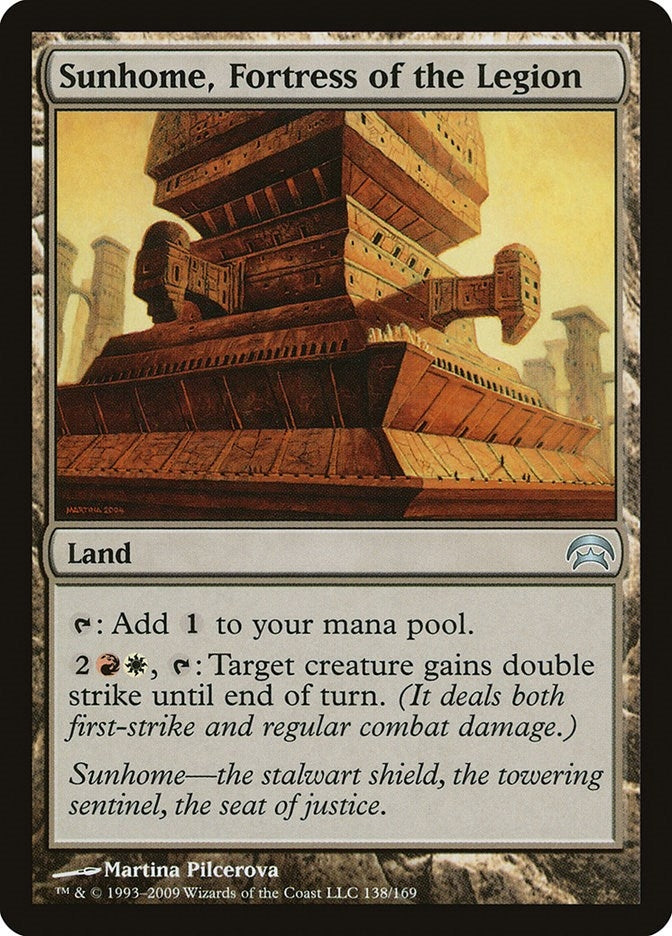 Image for Sunhome, Fortress of the Legion (138) [Planechase] - Magic: The Gathering