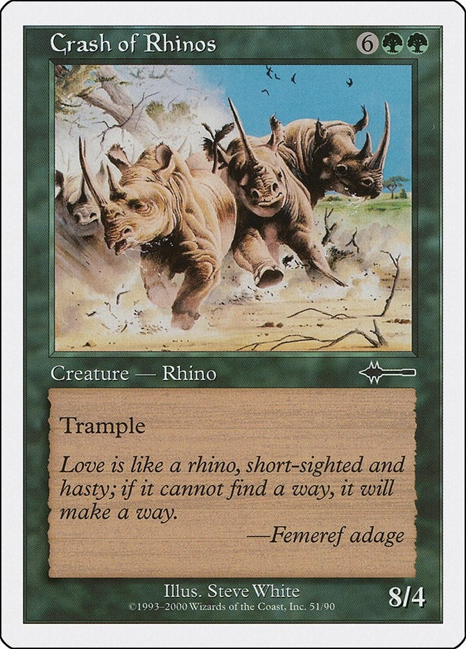 Image for Crash of Rhinos (51) [Beatdown Box Set] - Magic: The Gathering