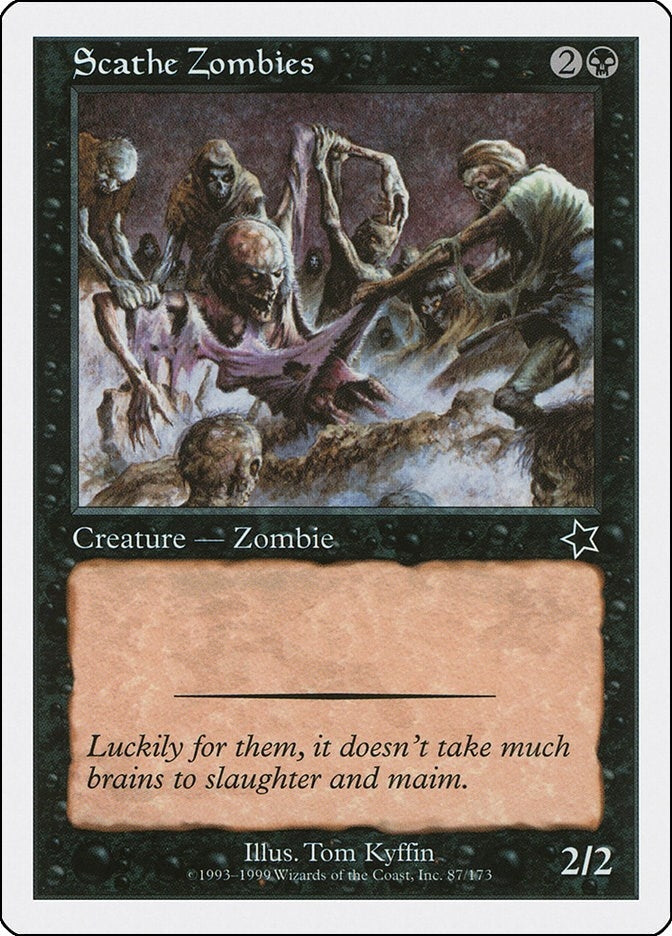 Image for Scathe Zombies (87) [Starter 1999] - Magic: The Gathering