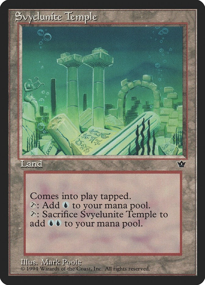 Image for Svyelunite Temple [Fallen Empires] - Magic: The Gathering