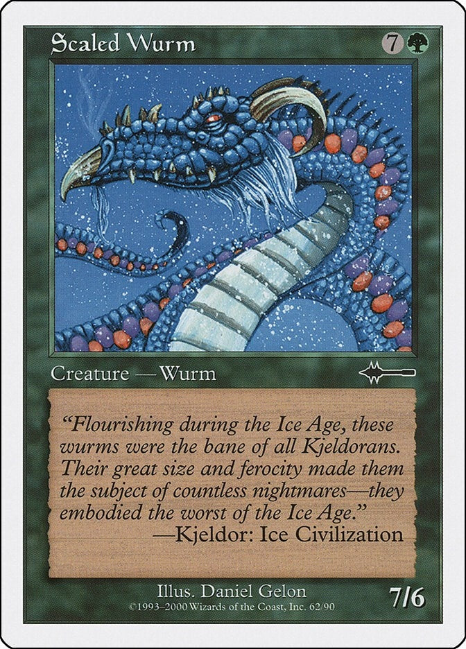 Image for Scaled Wurm (62) [Beatdown Box Set] - Magic: The Gathering
