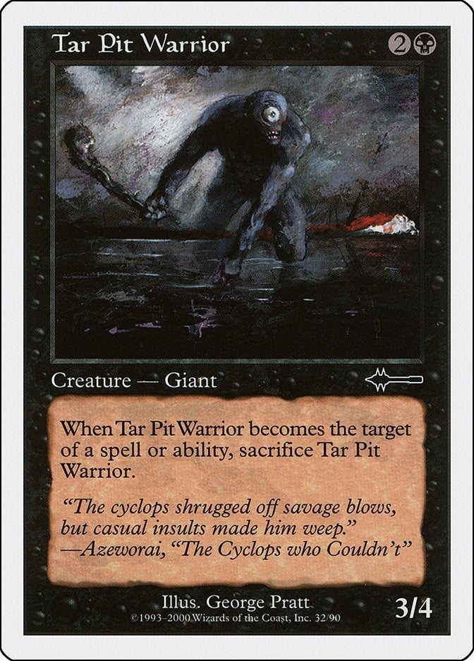 Image for Tar Pit Warrior (32) [Beatdown Box Set] - Magic: The Gathering