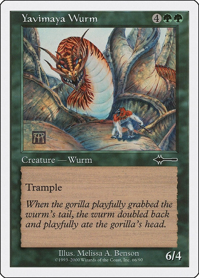 Image for Yavimaya Wurm (66) [Beatdown Box Set] - Magic: The Gathering