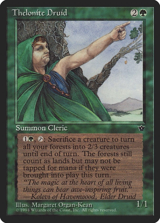 Image for Thelonite Druid [Fallen Empires] - Magic: The Gathering