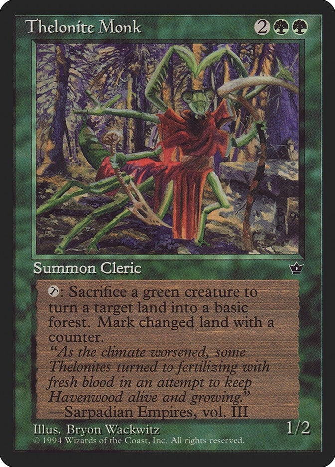Image for Thelonite Monk [Fallen Empires] - Magic: The Gathering