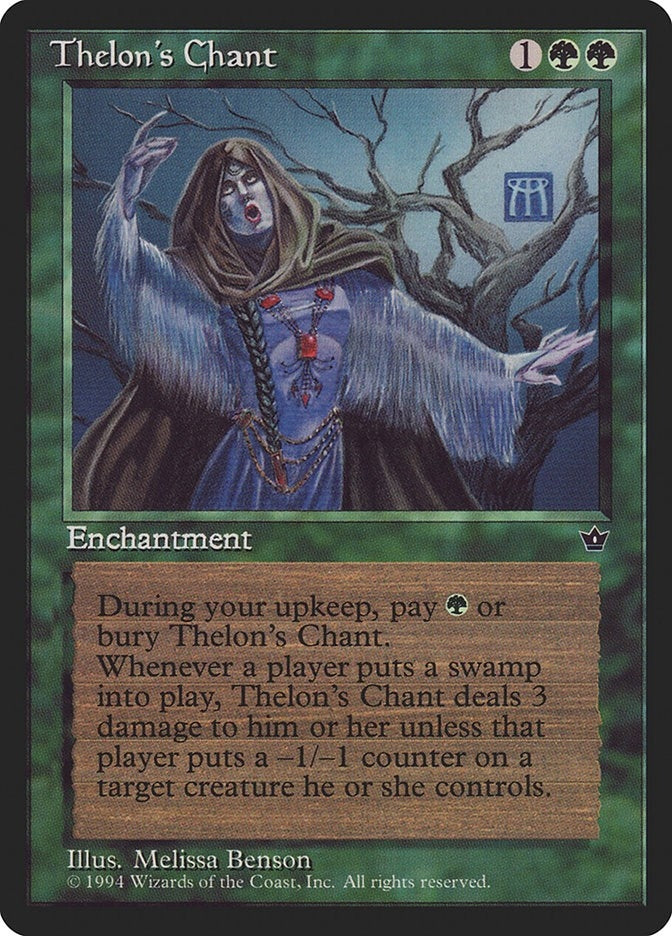 Image for Thelon's Chant [Fallen Empires] - Magic: The Gathering