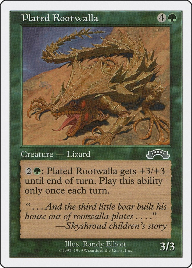 Image for Plated Rootwalla [Battle Royale Box Set] - Magic: The Gathering