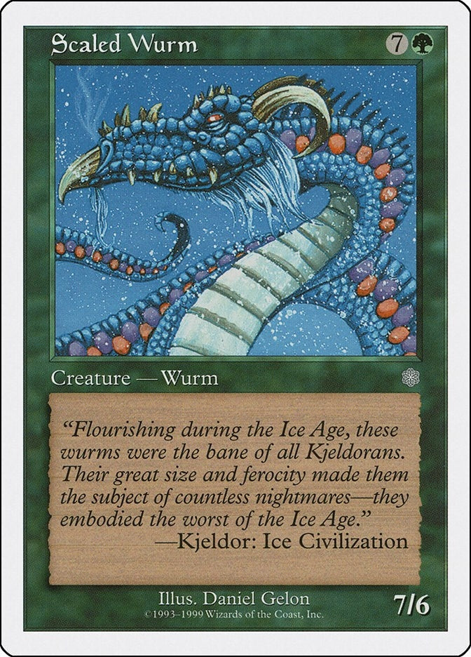 Image for Scaled Wurm [Battle Royale Box Set] - Magic: The Gathering