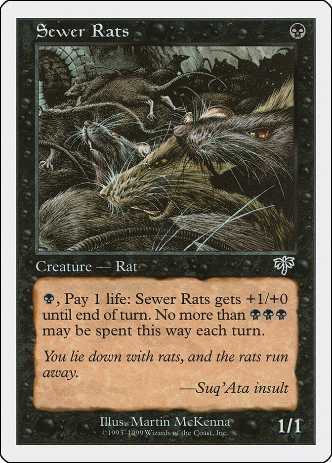 Image for Sewer Rats [Battle Royale Box Set] - Magic: The Gathering