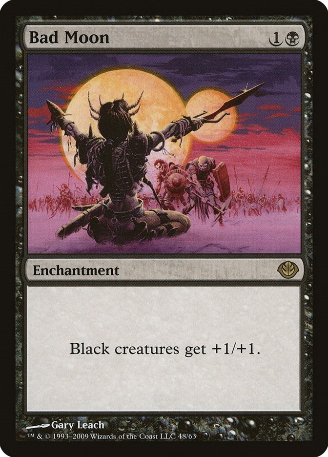 Image for Bad Moon (48) [Garruk vs. Liliana] - Magic: The Gathering