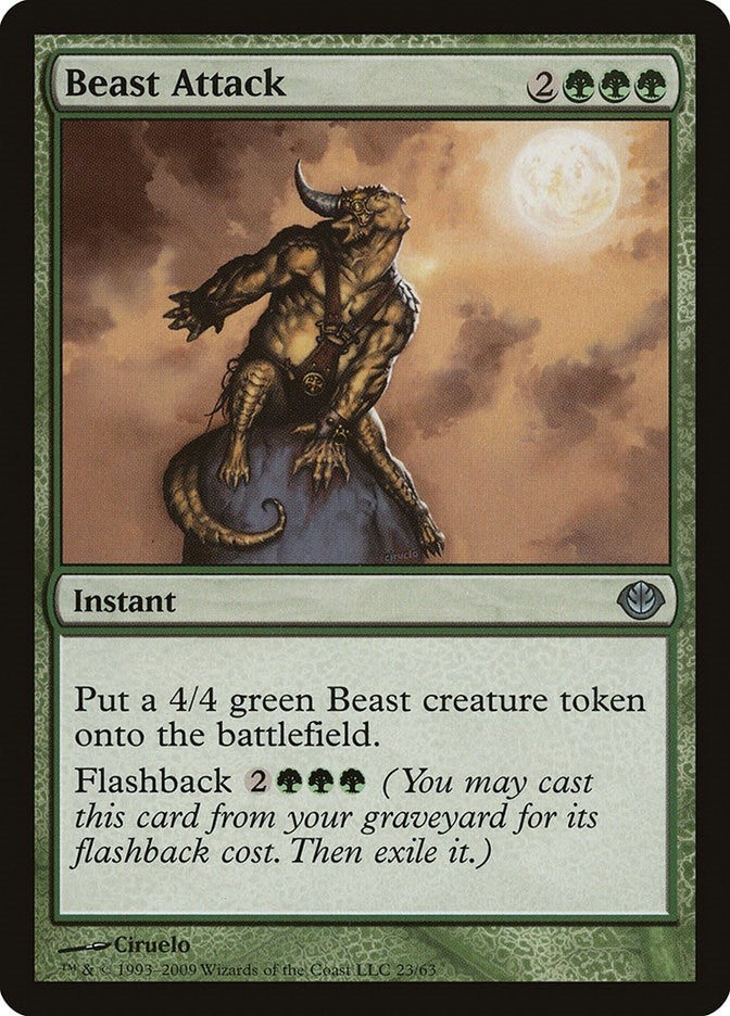 Image for Beast Attack (23) [Garruk vs. Liliana] - Magic: The Gathering