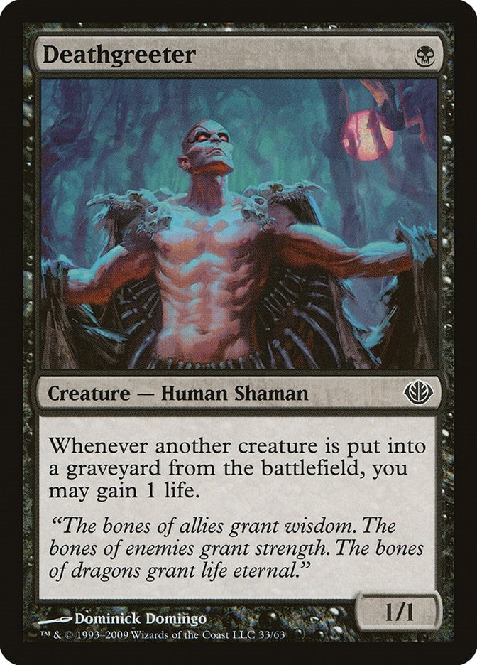 Image for Deathgreeter (33) [Garruk vs. Liliana] - Magic: The Gathering