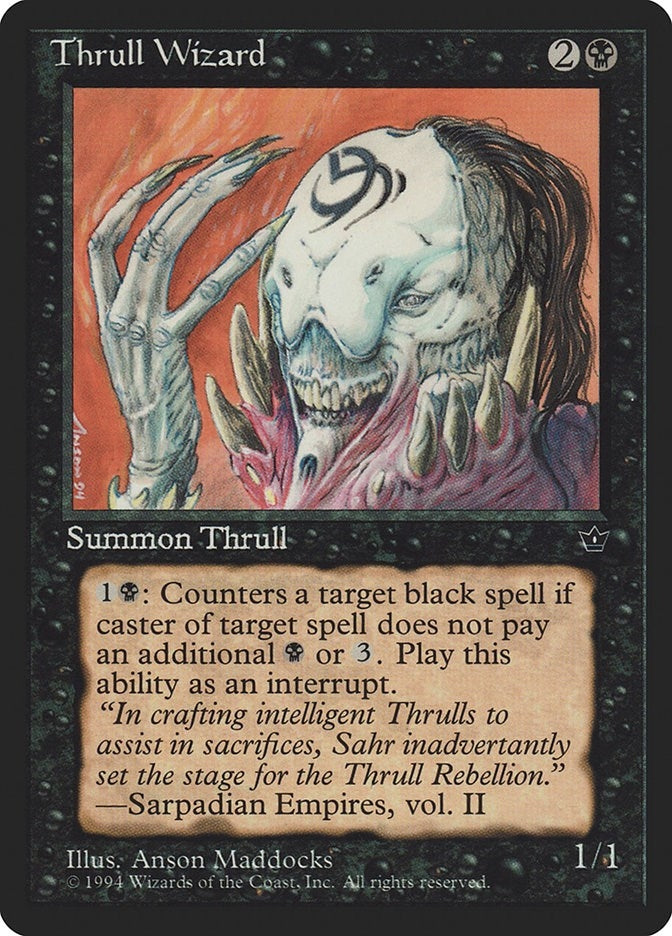 Image for Thrull Wizard [Fallen Empires] - Magic: The Gathering