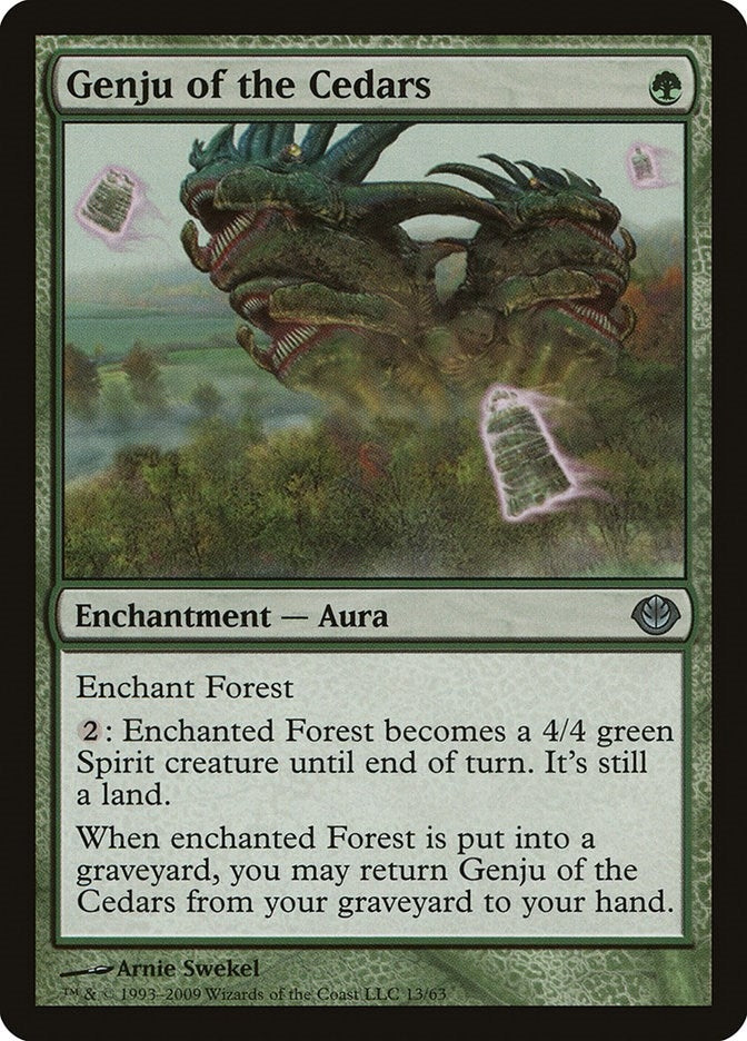 Image for Genju of the Cedars (13) [Garruk vs. Liliana] - Magic: The Gathering