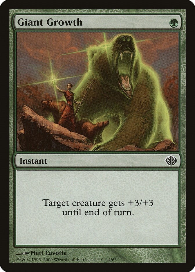 Image for Giant Growth (14) [Garruk vs. Liliana] - Magic: The Gathering