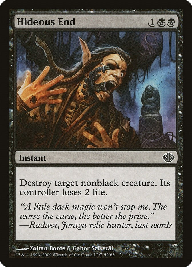 Image for Hideous End (52) [Garruk vs. Liliana] - Magic: The Gathering