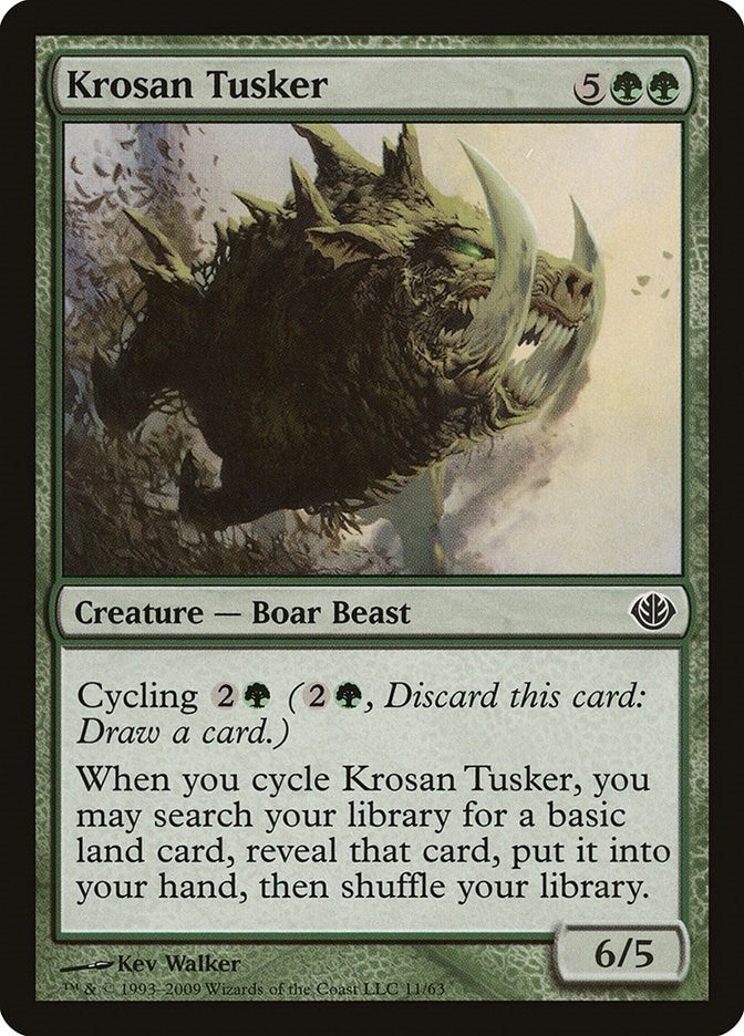 Image for Krosan Tusker (11) [Garruk vs. Liliana] - Magic: The Gathering