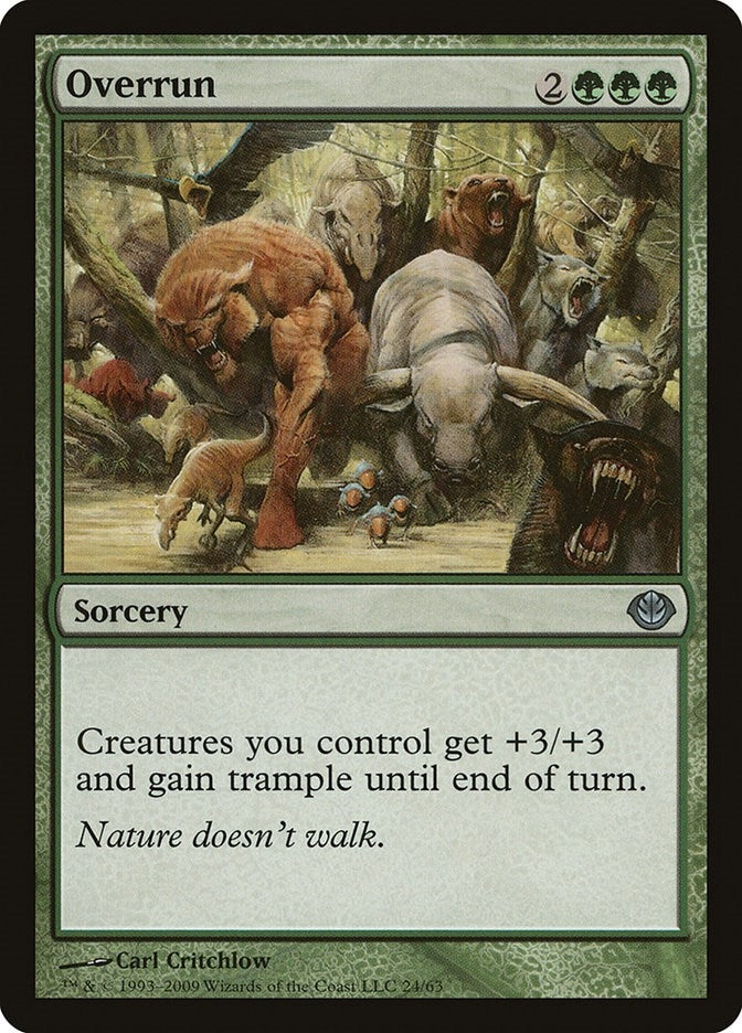 Image for Overrun (24) [Garruk vs. Liliana] - Magic: The Gathering