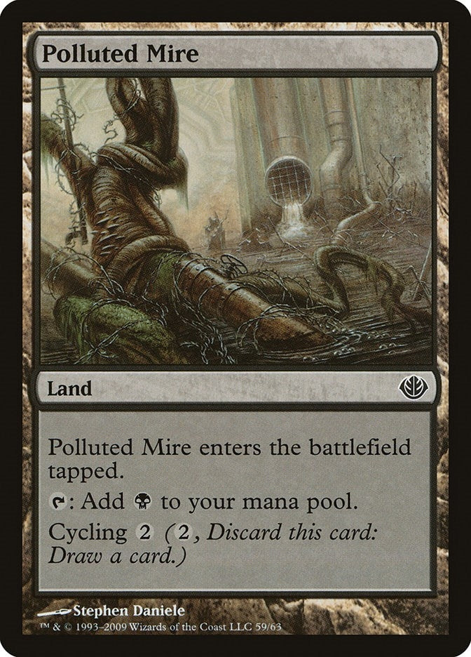 Image for Polluted Mire (59) [Garruk vs. Liliana] - Magic: The Gathering