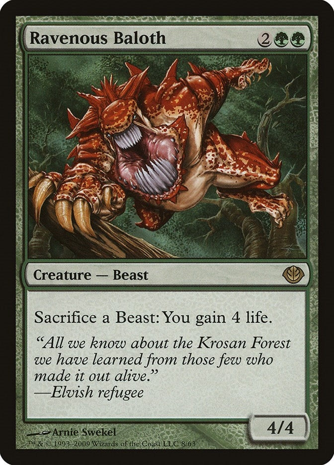 Image for Ravenous Baloth (8) [Garruk vs. Liliana] - Magic: The Gathering