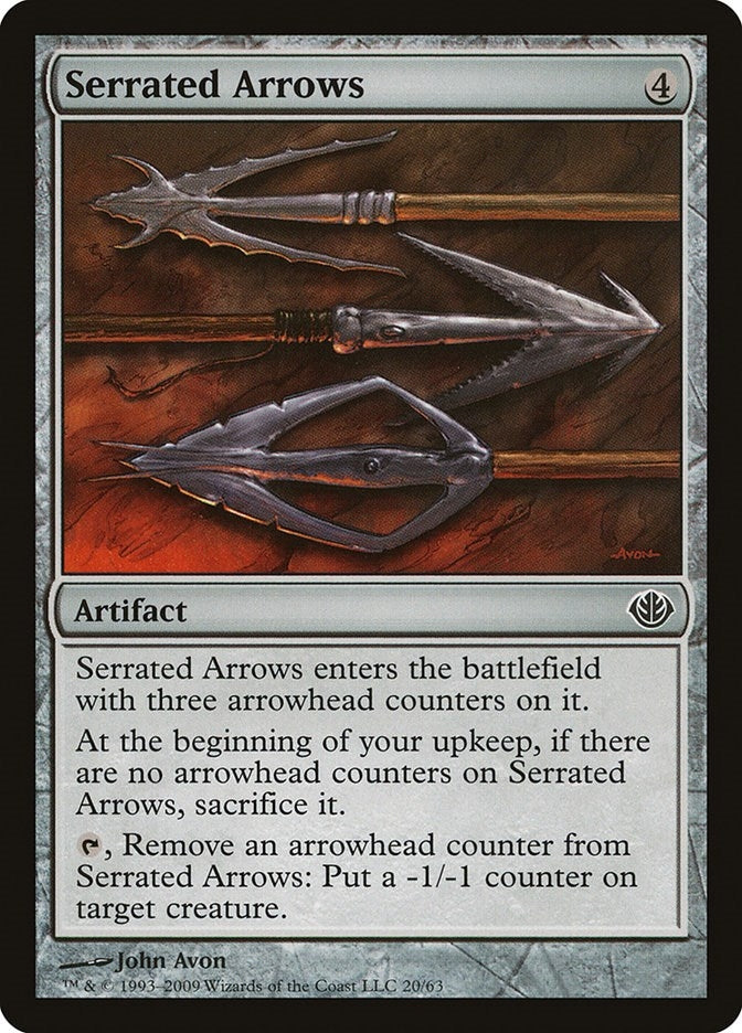 Image for Serrated Arrows (20) [Garruk vs. Liliana] - Magic: The Gathering
