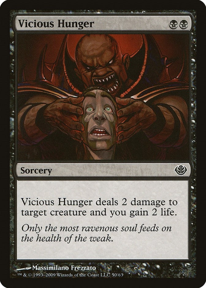 Image for Vicious Hunger (50) [Garruk vs. Liliana] - Magic: The Gathering
