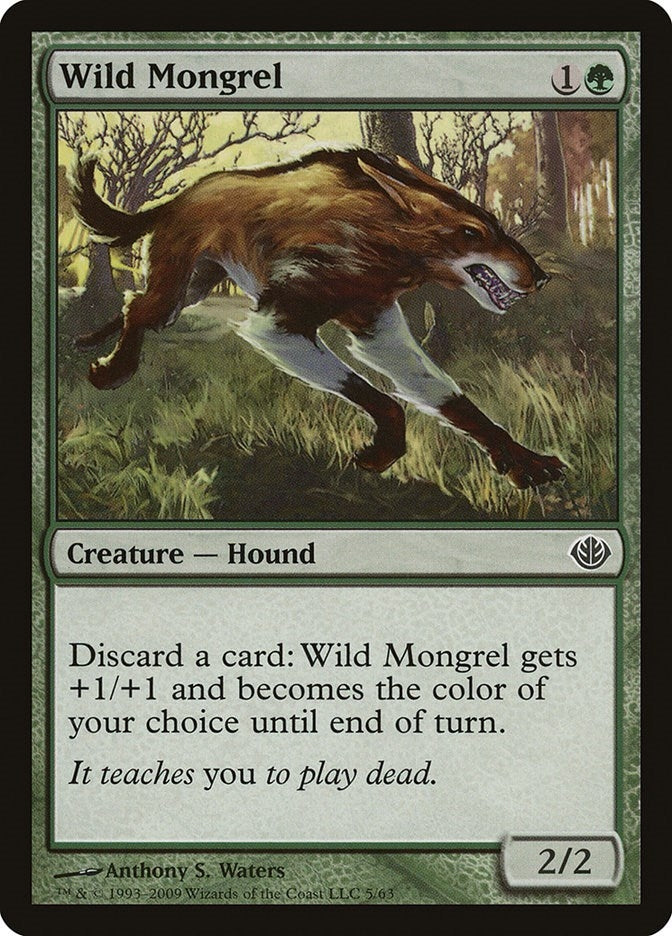 Image for Wild Mongrel (5) [Garruk vs. Liliana] - Magic: The Gathering