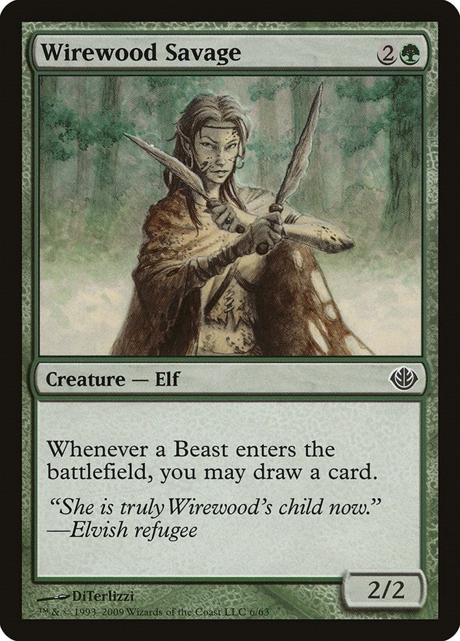 Image for Wirewood Savage (6) [Garruk vs. Liliana] - Magic: The Gathering