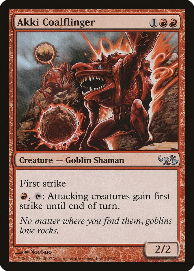 Image for Akki Coalflinger (33) [Elves vs. Goblins] - Magic: The Gathering