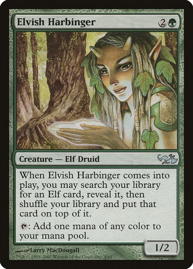 Image for Elvish Harbinger (4) [Elves vs. Goblins] - Magic: The Gathering