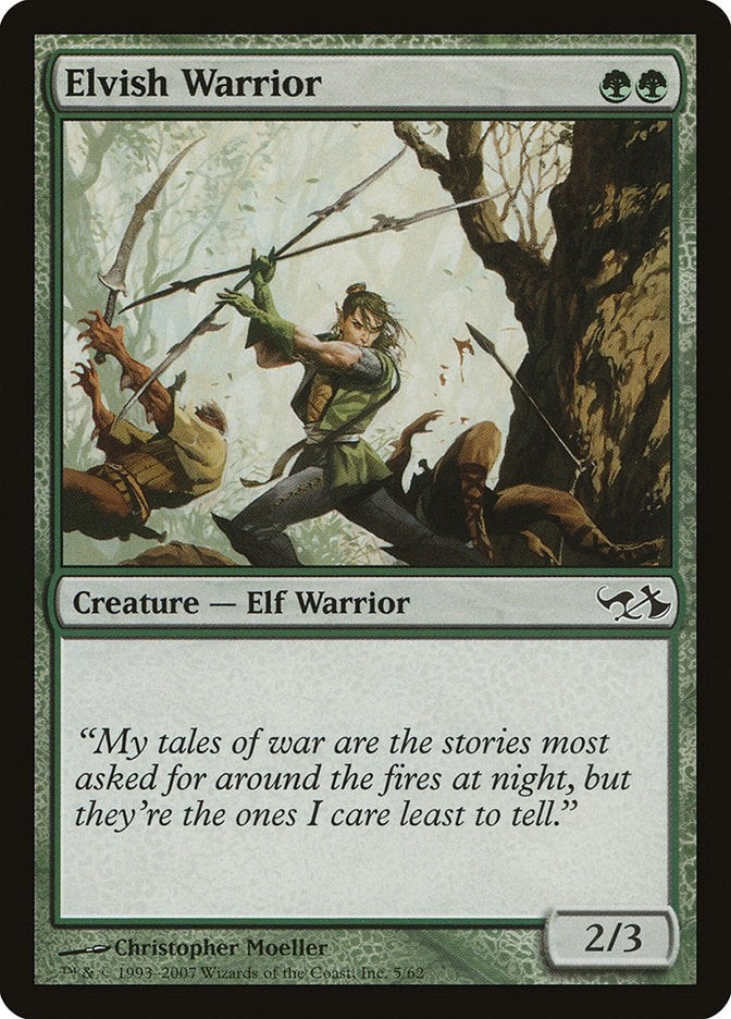 Image for Elvish Warrior (5) [Elves vs. Goblins] - Magic: The Gathering