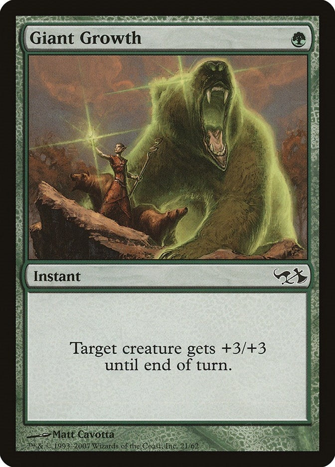 Image for Giant Growth (21) [Elves vs. Goblins] - Magic: The Gathering