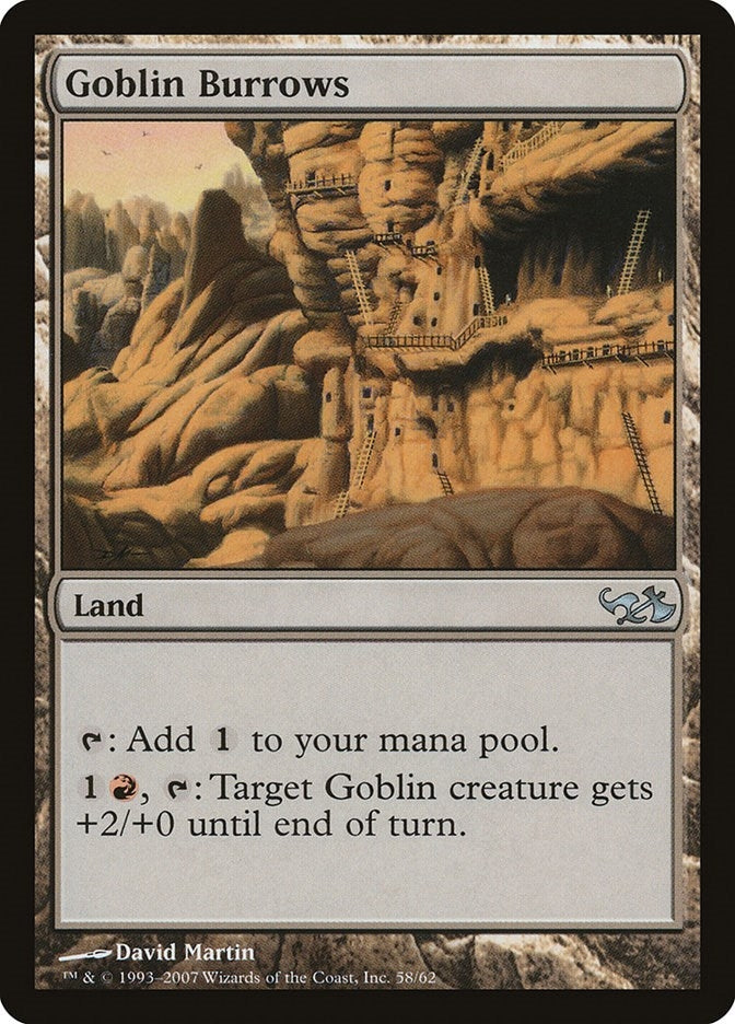 Image for Goblin Burrows (58) [Elves vs. Goblins] - Magic: The Gathering