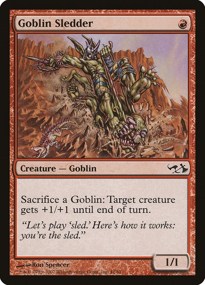 Image for Goblin Sledder (41) [Elves vs. Goblins] - Magic: The Gathering