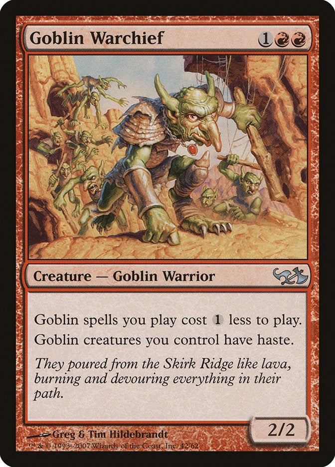 Image for Goblin Warchief (42) [Elves vs. Goblins] - Magic: The Gathering