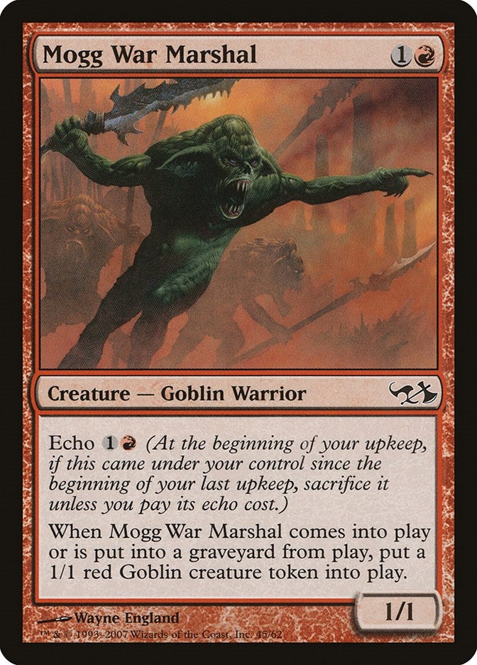 Image for Mogg War Marshal (45) [Elves vs. Goblins] - Magic: The Gathering